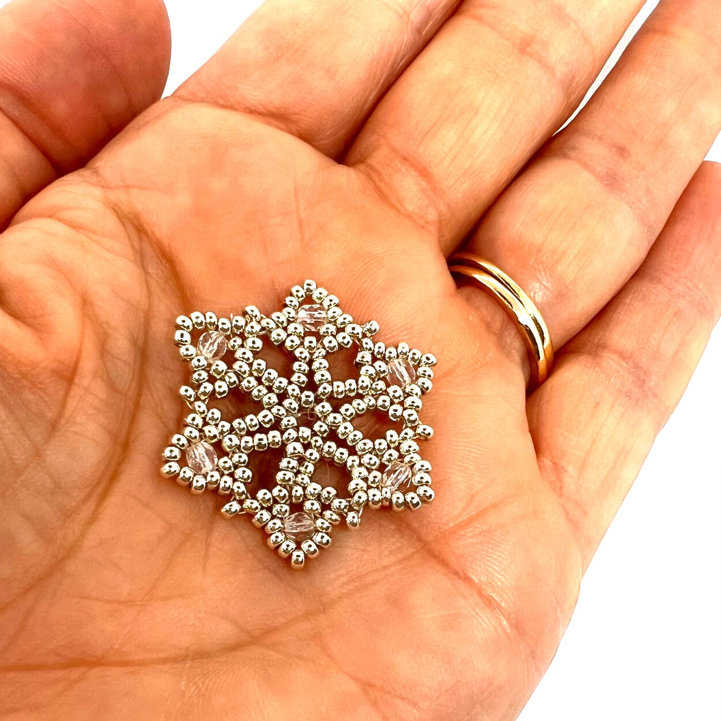 Silver Snowflake Kit - Makes 5 Snowflakes