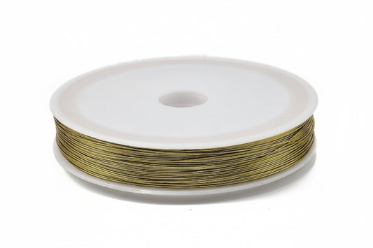 0.5mm Brass Coloured (Iron) Wire – 80 meters