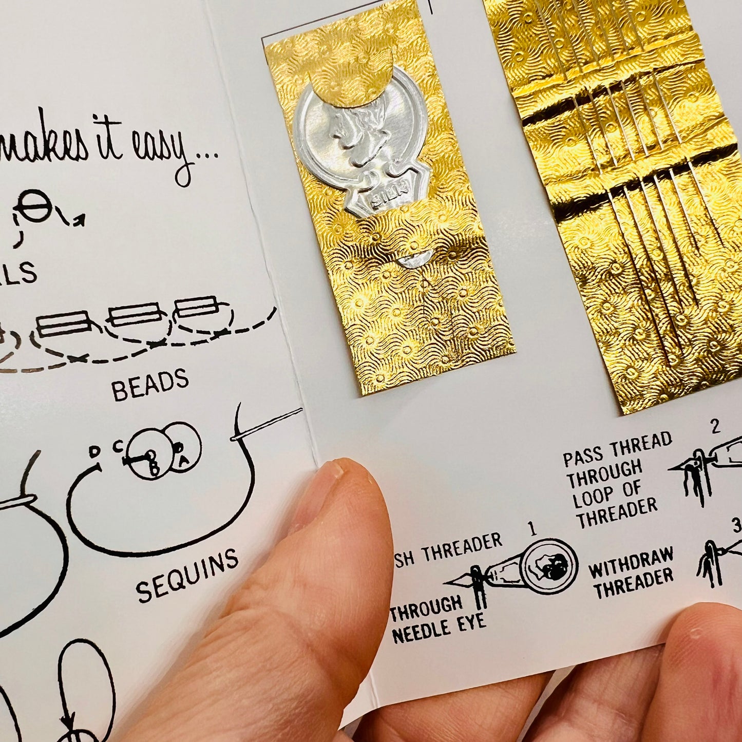 Miyuki Beading Needles - Assorted - Pack of 6 with Threader