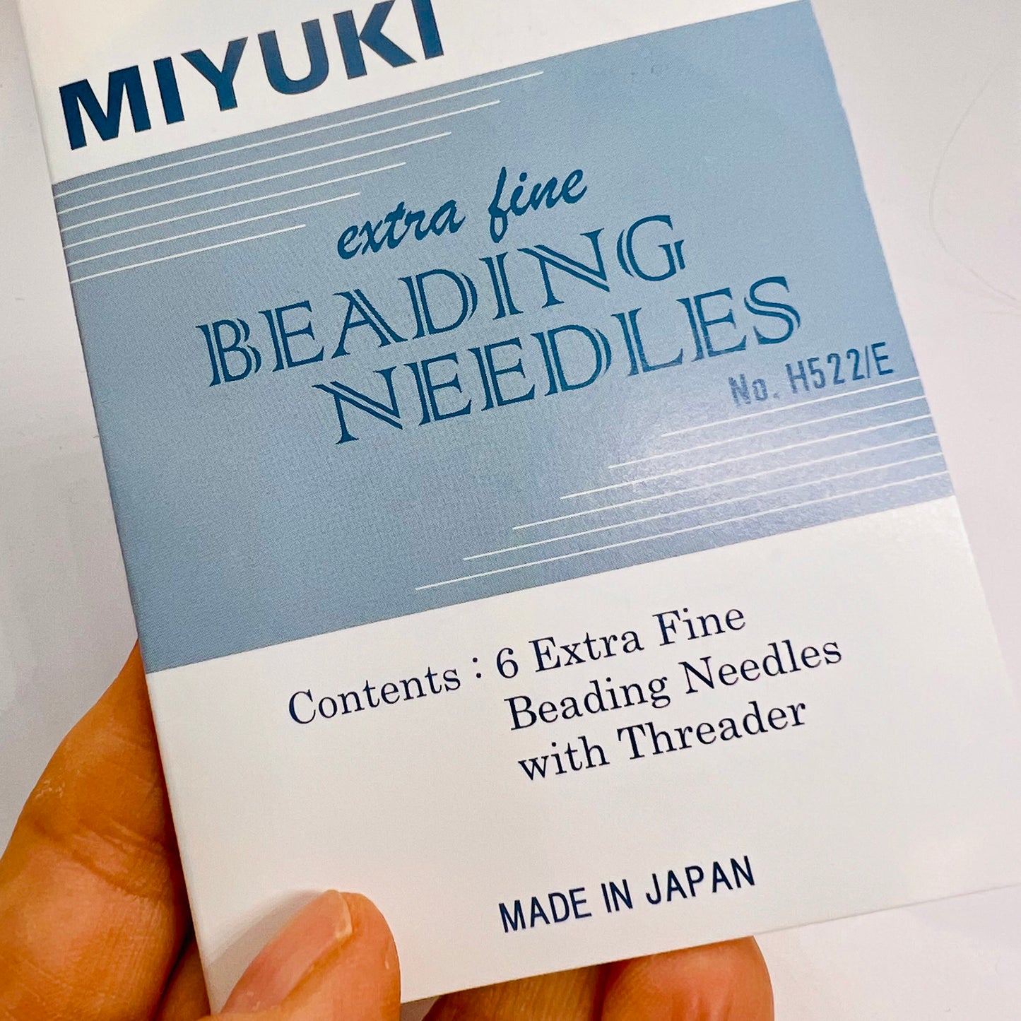 Miyuki Beading Needles - Assorted - Pack of 6 with Threader