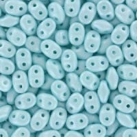 SuperDuo 2.5x5mm 25g Bag – Powdery Pastel Turquoise