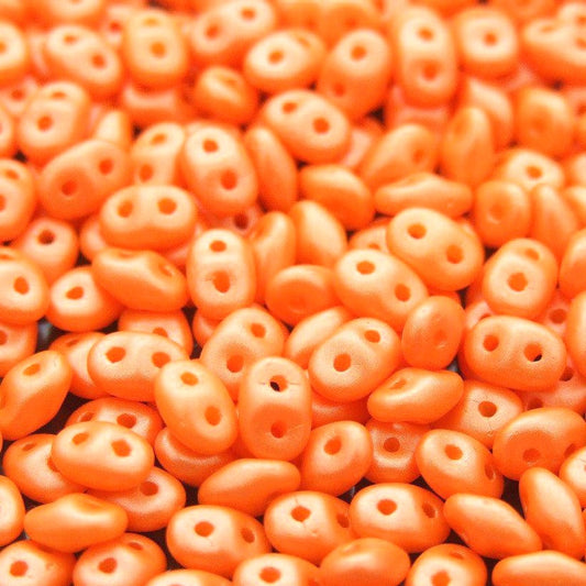 SuperDuo 2.5x5mm 25g Bag – Powdery Pastel Orange