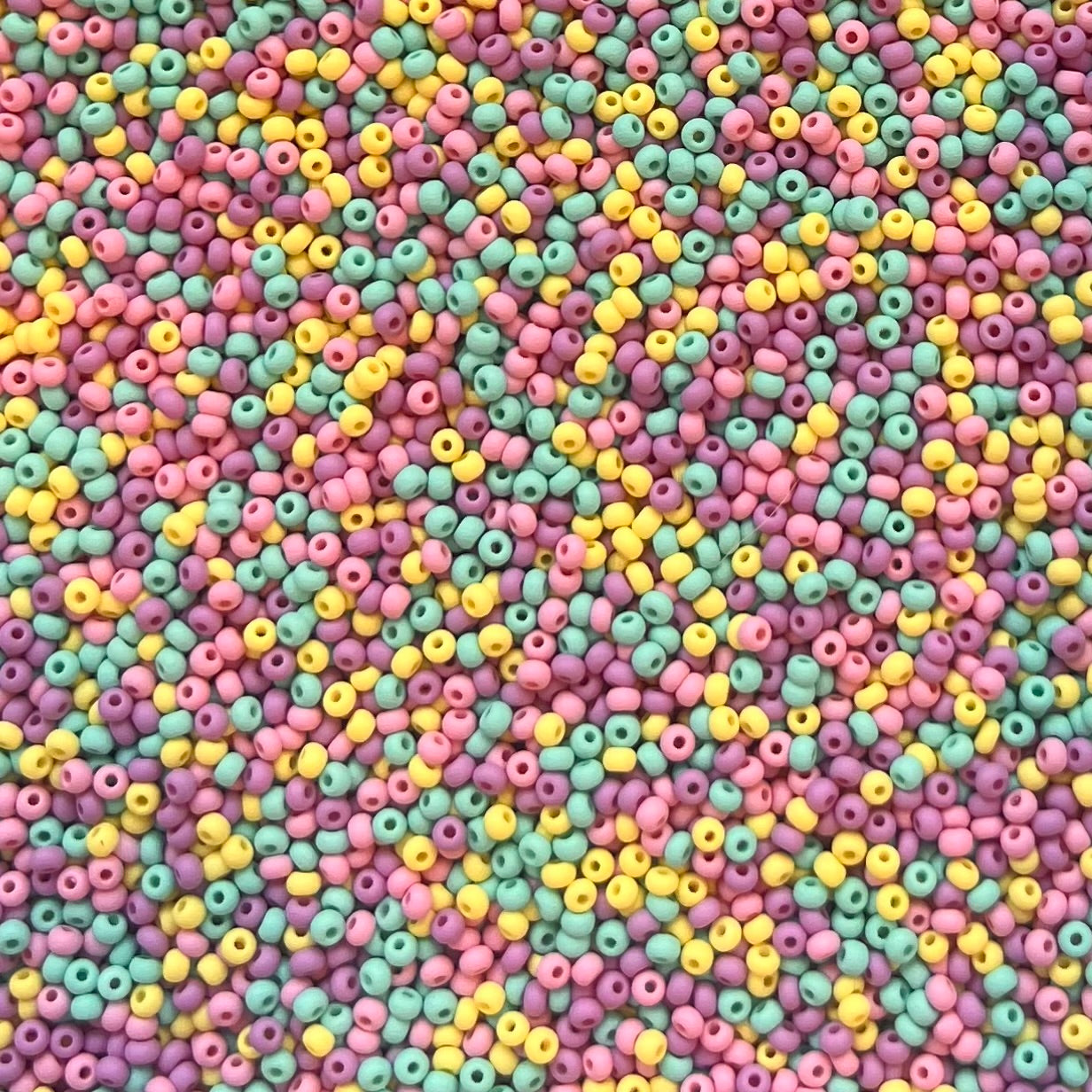 Preciosa 11/0 Seed Beads - PermaLux - 20g Pack - Matte - Mini Egg Mix