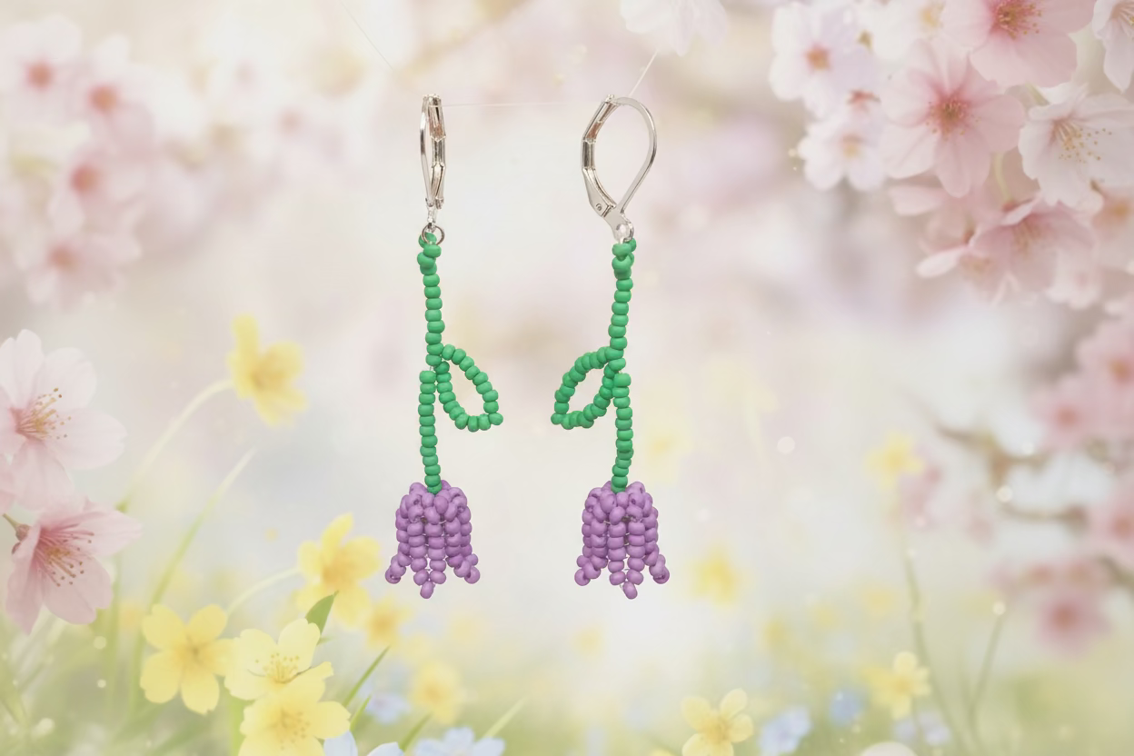 Tulip Earring Kit - Soft Pink