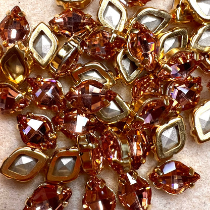 9x14mm Lemon Stone - Pack of 4 - Rosaline