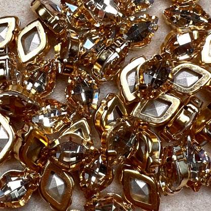 9x14mm Lemon Stone - Pack of 4 - Honey