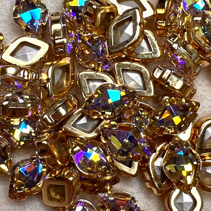 9x14mm Lemon Stone - Pack of 4 - Light Topaz AB