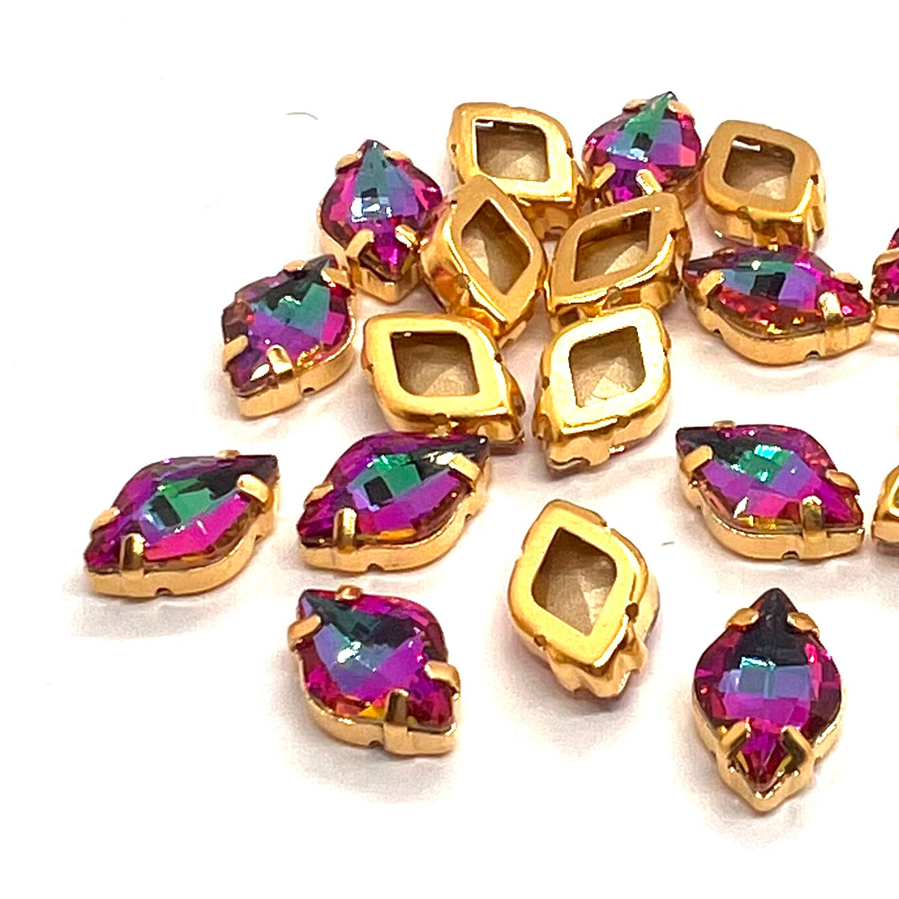 9x14mm Lemon Stone - Pack of 4 - Heliotrope