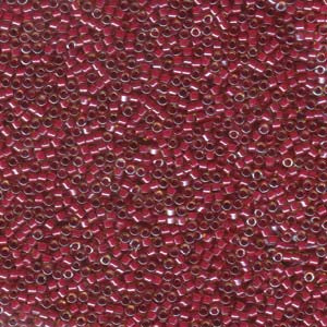 11/0 – Miyuki Delica - 5g Bag – Lined Amber/Cranberry – DB283