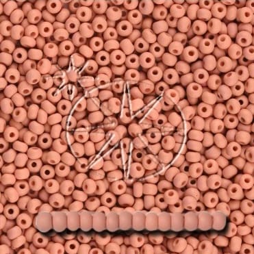 Preciosa 8/0 Seed Beads - PermaLux - 20g Pack - Matte - Dusty Rose