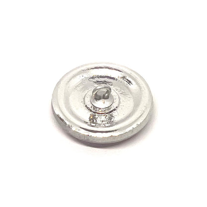 Vintage Czech Glass Peacock Button 22mm - Pink