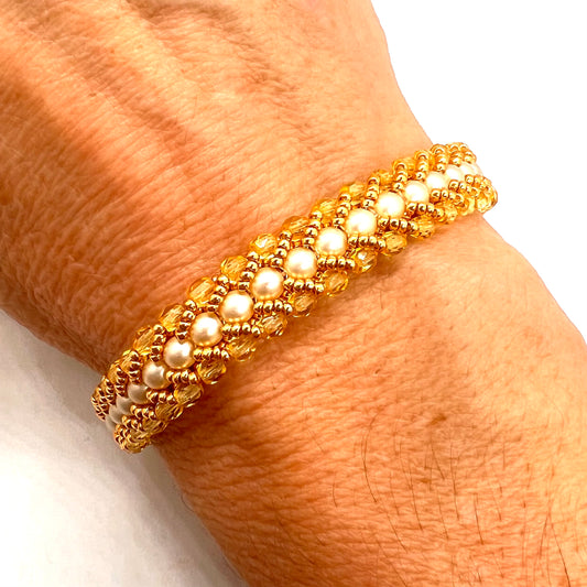 Petite Flat Spiral Bracelet Kit - Buttermilk