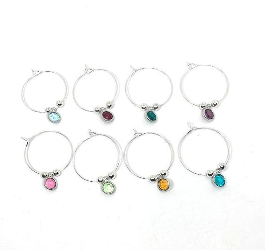 Preciosa Birthstone Crystal Wine Glass Kit