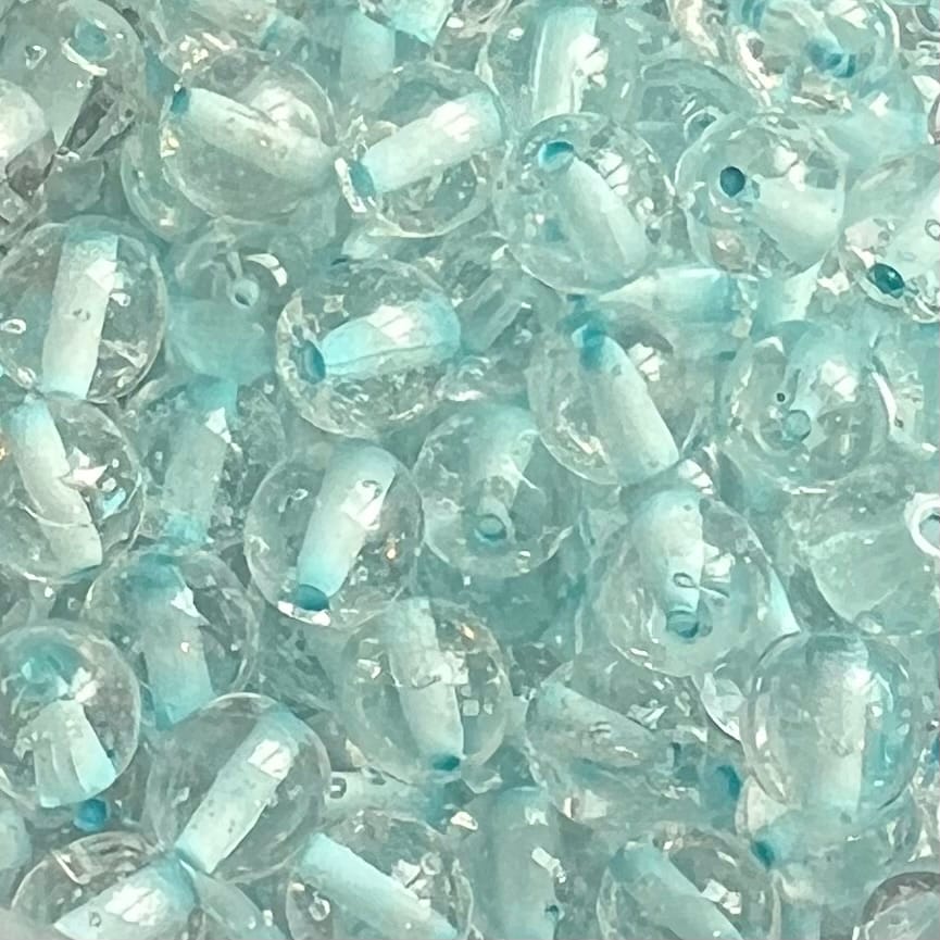 Jablonex Recycled - 6mm Colour Lined Bubbles - Bilberry - Pack of 25