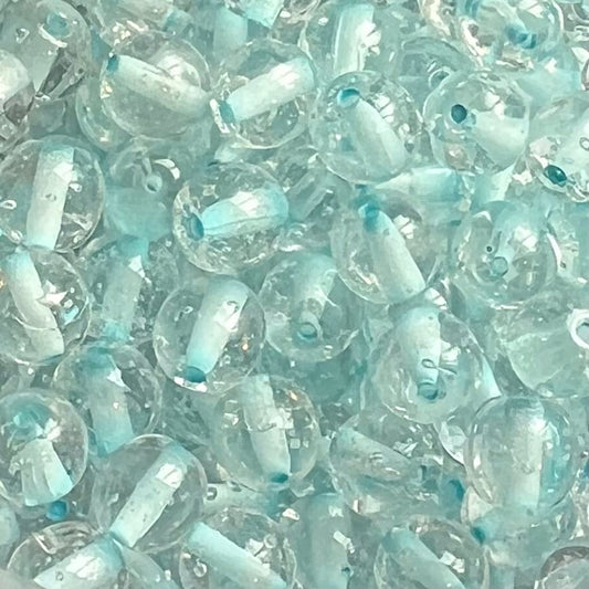 Jablonex Recycled - 6mm Colour Lined Bubbles - Bilberry - Pack of 25