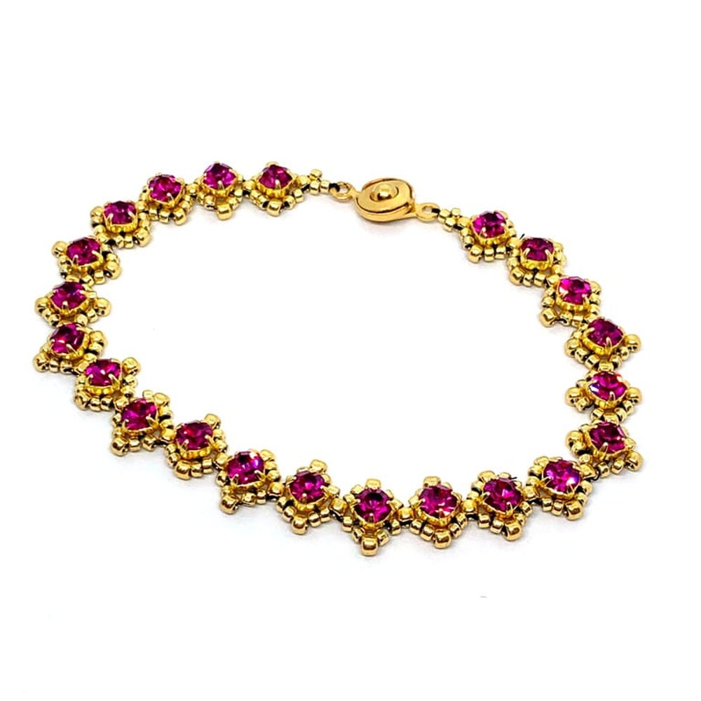 Bollywood Montee Bracelet Pattern - Instant Download or Printed Copy