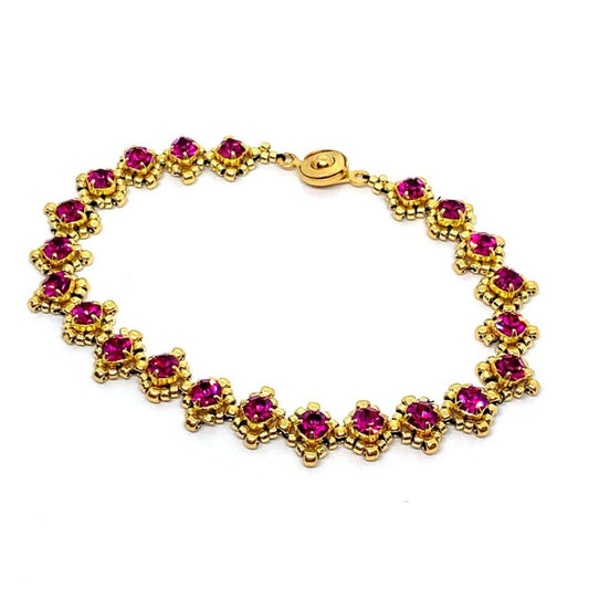 Bollywood Montee Bracelet Pattern - Instant Download or Printed Copy