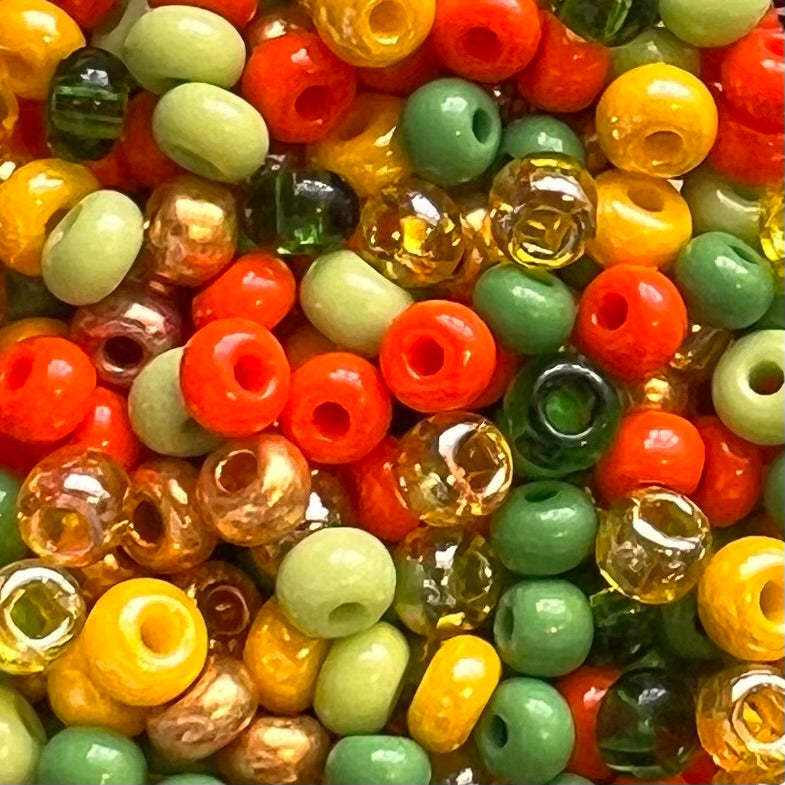 6/0 Preciosa Seed Bead Mix 25g Bag - Citrus