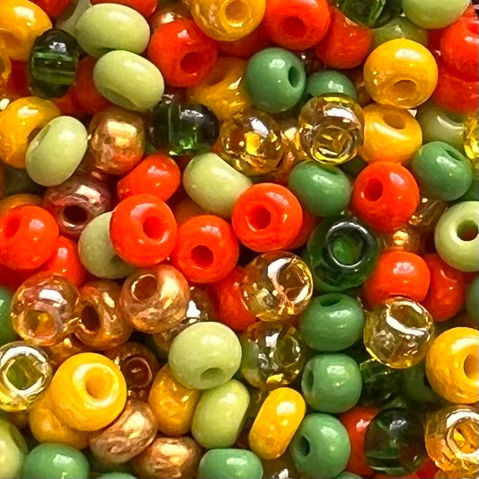 6/0 Preciosa Seed Bead Mix 25g Bag - Citrus