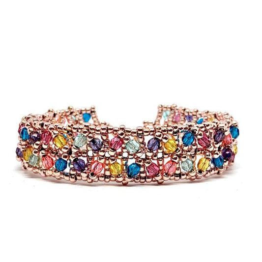 Harlequin Bracelet Pattern - Instant Download or Printed Copy