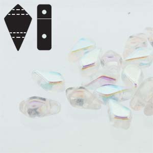 Kite Bead 9x5mm - 10g - Crystal AB