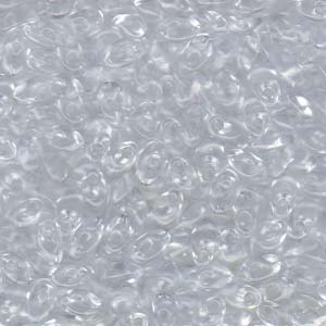 Miyuki Long Magatama 4x7mm - 5g Bag – Crystal