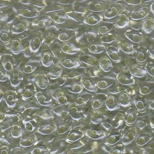 Miyuki Long Magatama 4x7mm 8.5g - Sparkle Celery Lined Crystal