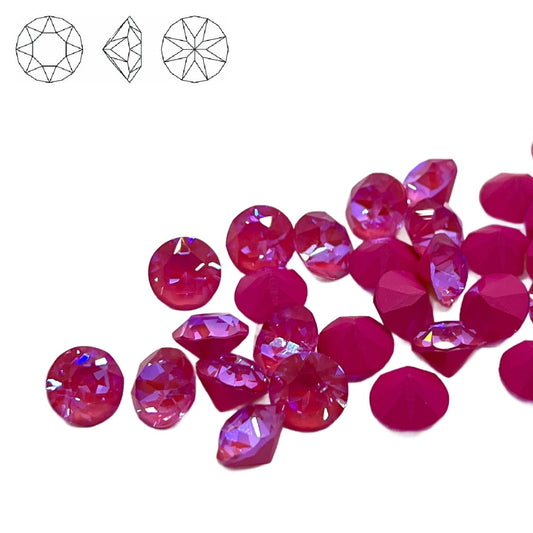 Aurora Pointy Back Chaton (C1028) SS39 – 8mm – Lotus Pink Delite – Pack of 2