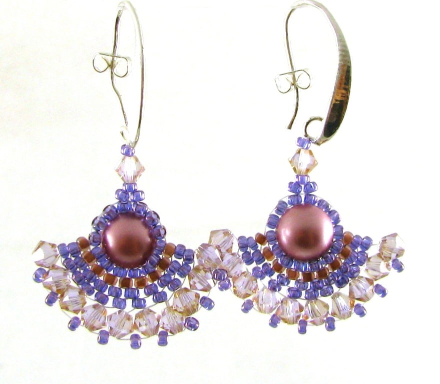 Luxor Brick Stitch Earring Pattern - Downloadable