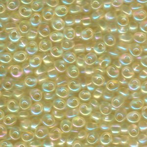 Miyuki 4mm Magatama 24g – Transparent Pale Yellow AB