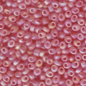 Miyuki 4mm Magatama 24g – Transparent Dark Pink AB