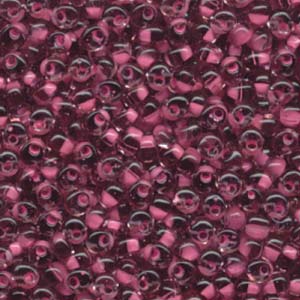 Miyuki 4mm Magatama 24g – Pink Lined Smoky Amethyst