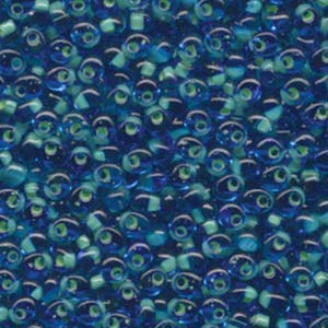 Miyuki 4mm Magatama 24g – Mint Green Lined Sapphire