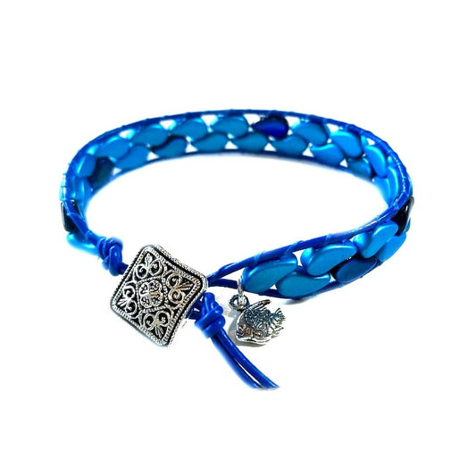 Mermaid Tears Macrame Bracelet Pattern - Instant Download or Printed Copy