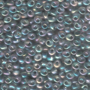 Miyuki 4mm Magatama 24g – Pale Gray AB