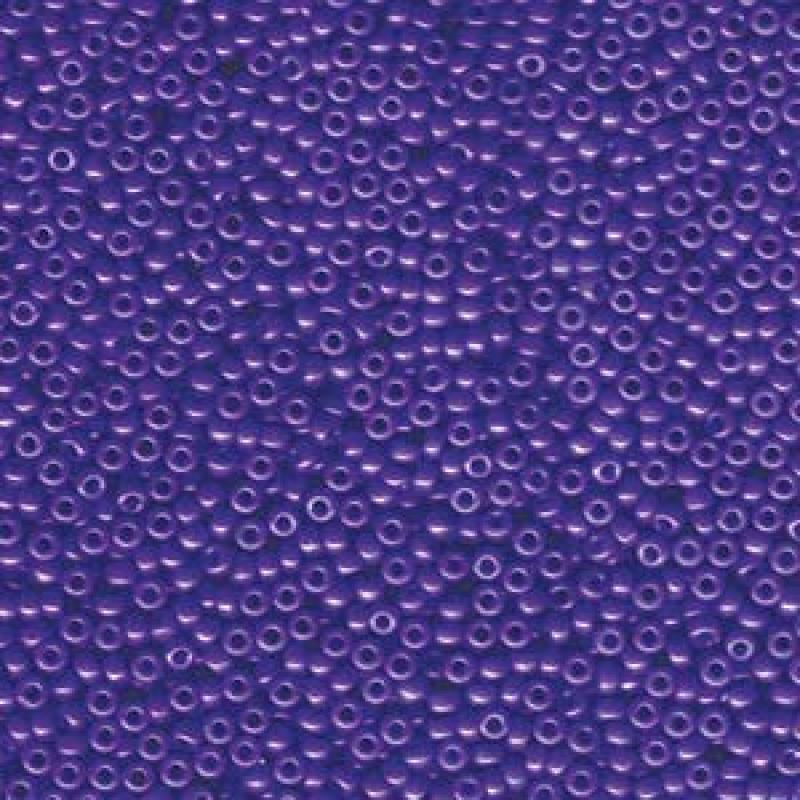 8/0 Miyuki Seed Beads - 25g Bag – Opaque Purple - Colour 1477