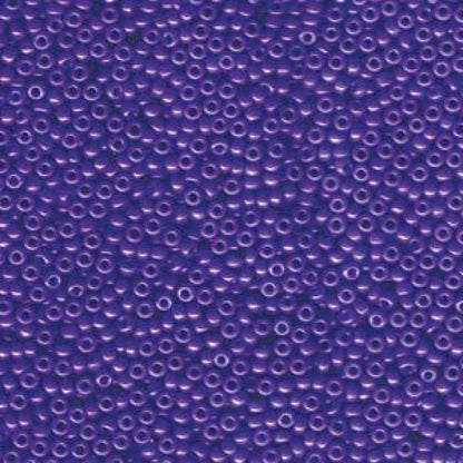 8/0 Miyuki Seed Beads - 25g Bag – Opaque Purple - Colour 1477