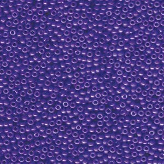 8/0 Miyuki Seed Beads - 25g Bag – Opaque Purple - Colour 1477