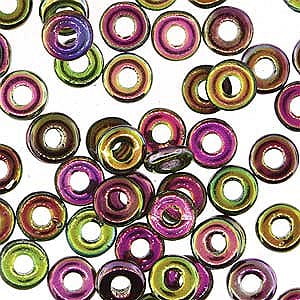 O Beads 3.8x1mm – 5g Bag – Magic Orchid