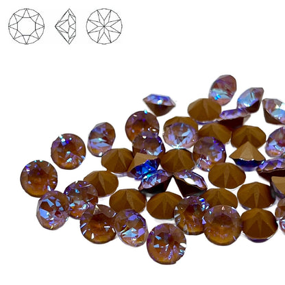 Aurora Pointy Back Chaton (C1088) SS29 – 6mm – Ochre Delite – Pack of 2