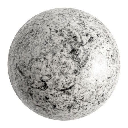 Czech Glass Cabochon 25mm - Old Silver