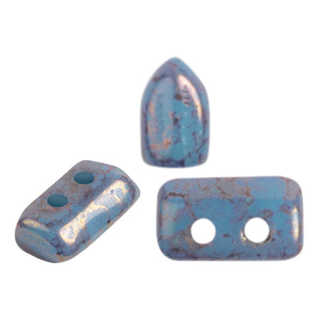 Piros Par Puca 5x3x2mm - 5g - Opaque Aqua Bronze