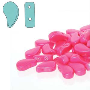 Paisley Duo Beads 8x5mm - 10g - Tutti Fruity Pitahaya