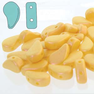 Paisley Duo Beads 8x5mm - 10g - Tutti Fruity Banana