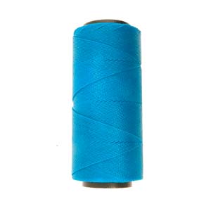 Brazilian Waxed Cord 1mm – 144 Meter Spool – Aqua (329)