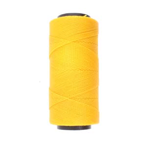 Brazilian Waxed Cord 1mm – 144 Meter Spool – Golden Yellow