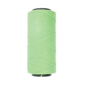 Brazilian Waxed Cord 1mm – 144 Meter Spool – Neon Green (329)