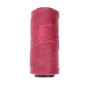Brazilian Waxed Cord 1mm – 144 Meter Spool – Raspberry (235)