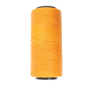 Brazilian Waxed Cord 1mm – 5 Meters – Tangerine (38)