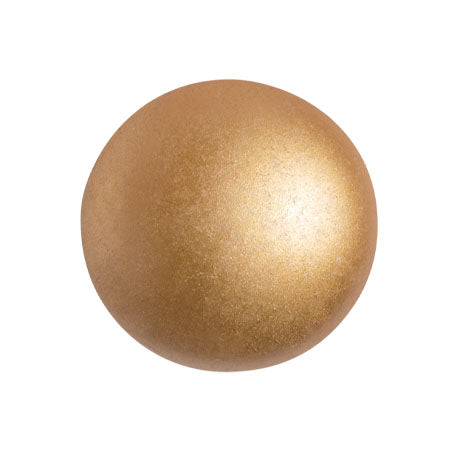 Czech Glass Cabochon 18mm – Pastel Amber